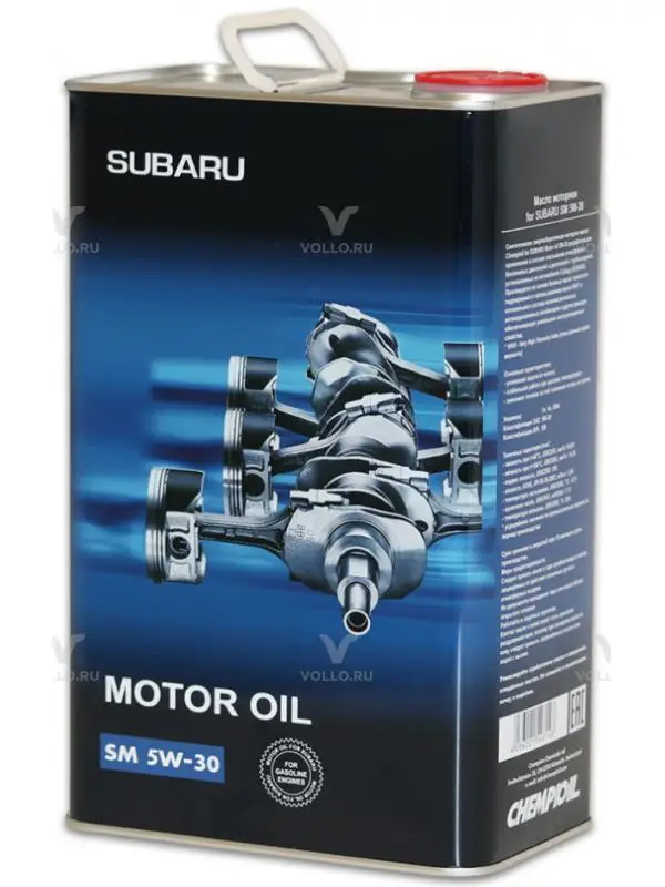 Subaru Motor oil 5W 30 by CHEMPIOIL K0215 Y0273 5W30 metal 4 л.|Моторное масло| |