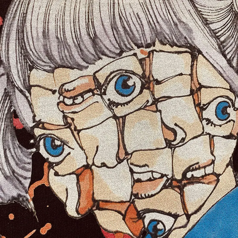 Y2K футболка Женская Аниме летняя свободная оверсайз уличная Футболка Harajuku