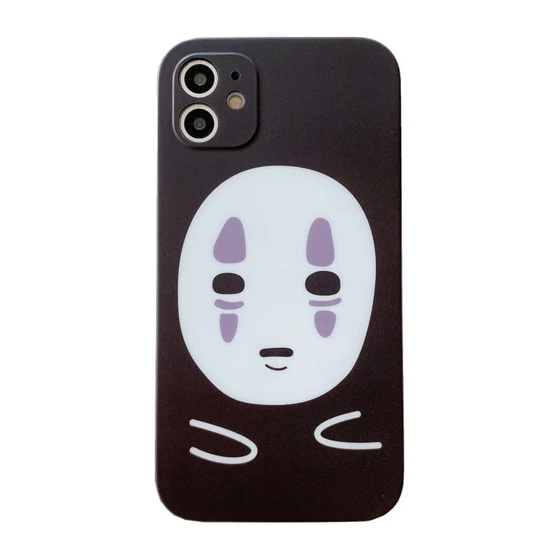 

Japan Cartoon Spirited Away No Face Man Phone Case For iPhone 12 7 8 Plus X XR XS max 11 Pro Max Soft Silicone Back Cover
