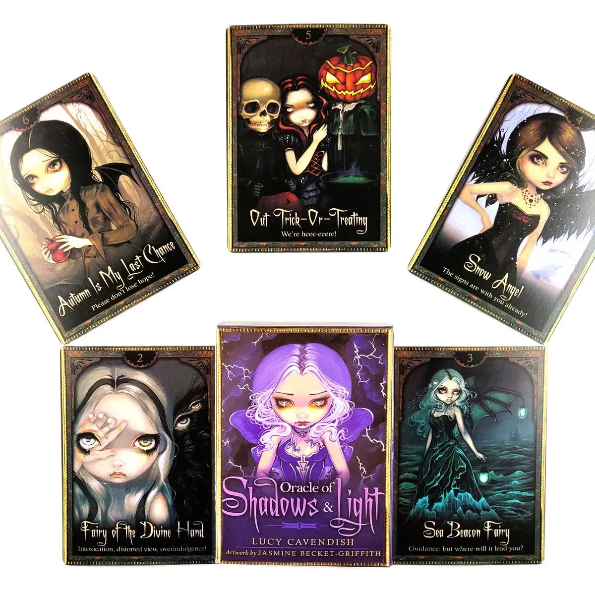 

New High Quality Oracle Of Shadows Of Light Tarot Cards Fortune Guidance Telling Divination Deck Board Game With PDF Guidebook