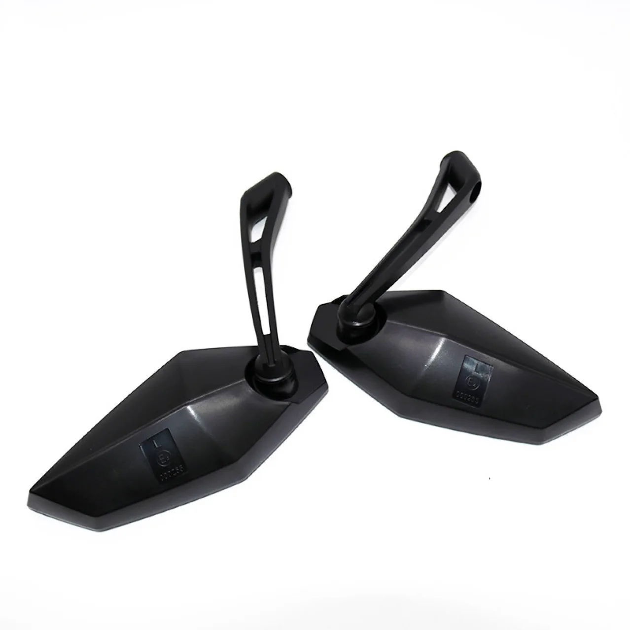 

2pcs Rearview MirrorUniversal Motorcycle Mirror Back Side E-Bike Motorbike Mirrors Stylish Design Modified Plated