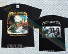 Helloween Keeper Of The Seven Keys Ii Новая Черная футболка ограниченный Merch Tour РЕДКИЙ