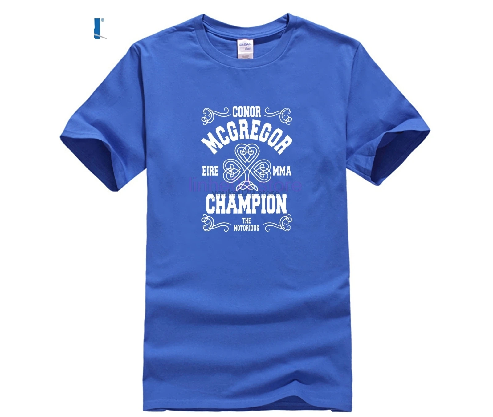 Конор Макгрегор Футболка мужская брендовая одежда с коротким рукавом Crewneck MMA