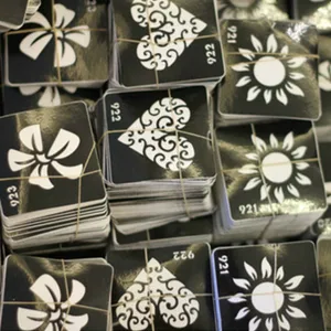 Трафарет для татуировок с блестками, 10 шт., шт.упак.