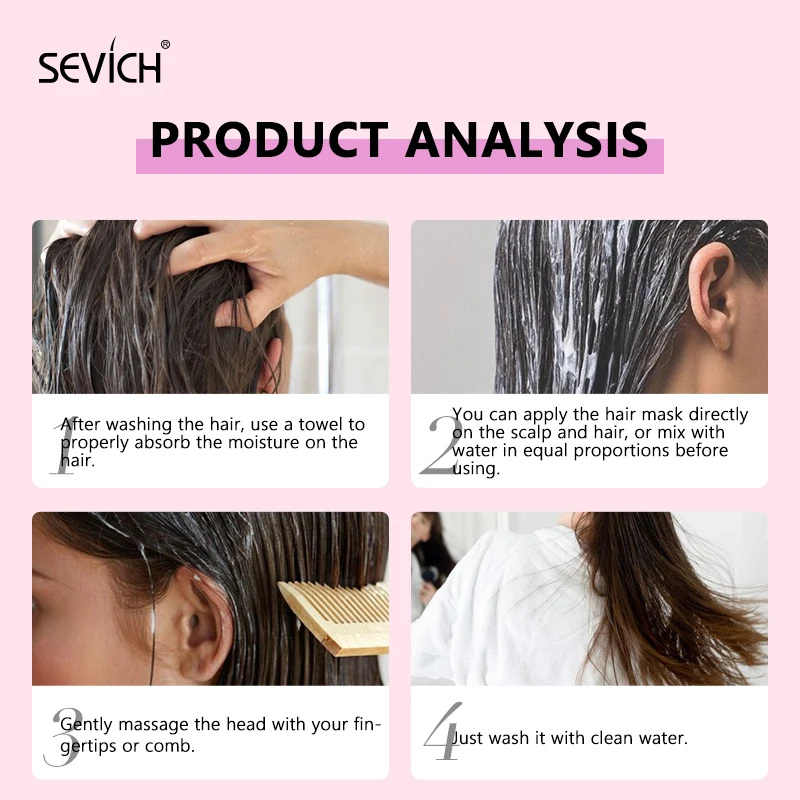 Sevich 100ml Hair Fill-Up Treatment Mask Salon Water Infusion Repair Frizz Smoothing Keratin & Scalp | Красота и здоровье
