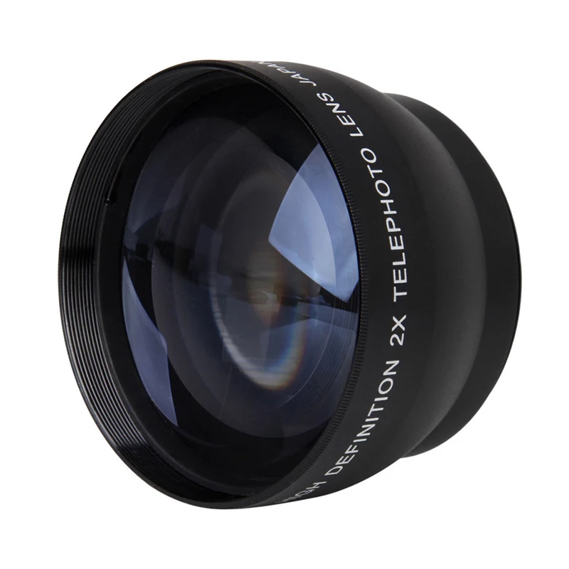 52 мм 2X nification телеобъектив для Nikon AF-S 18-55 55-200 объектив камеры | Электроника