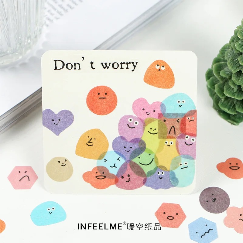 100 шт. милые наклейки в виде фруктов и цветов | Канцтовары для офиса дома