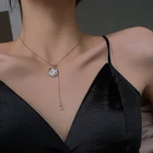 Женское Ожерелье из титановой стали с подвеской в виде звезды