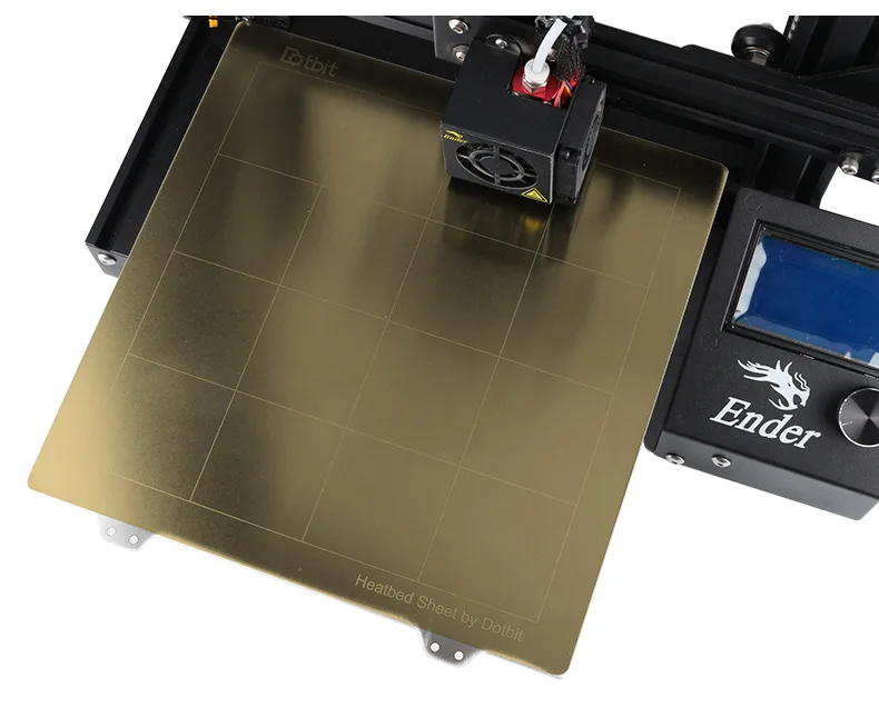 

EZT3D For Ender 3 3D Printer Parts Steel Plate + Pei Hotbed Platform Hot Bed Panel Cold Forming Sheet Combination 235mm 235mm