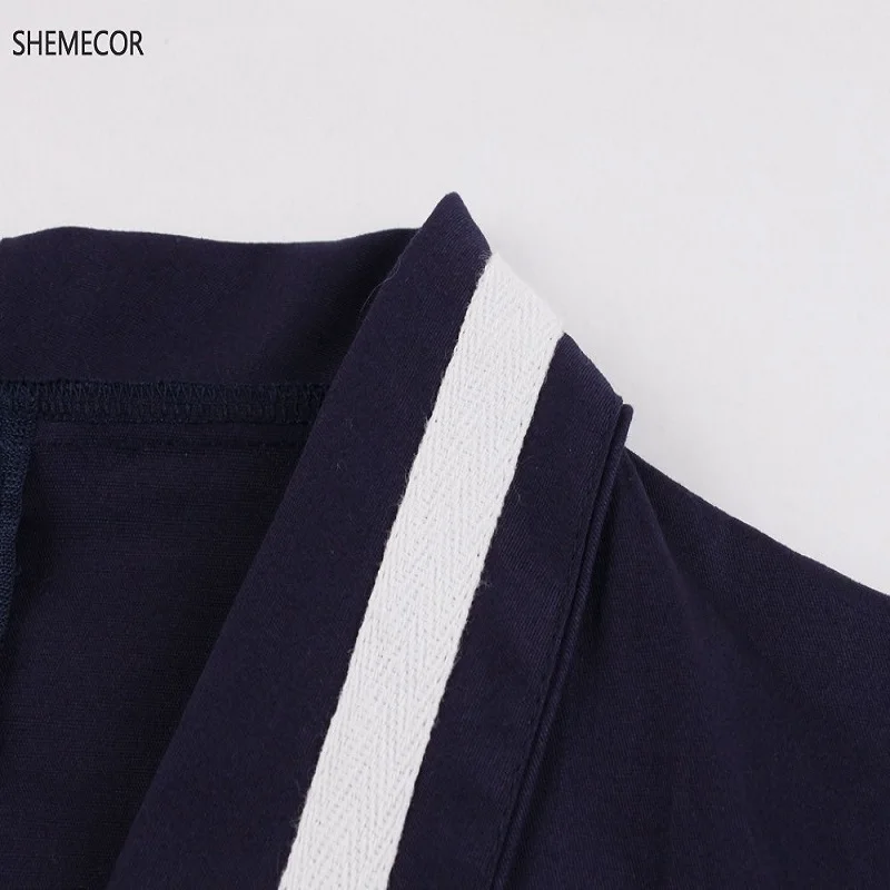 SHEMECOR 2019 осень лето 1950s Хепберн винтажное ретро с высокой талией длинным рукавом