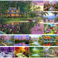 diamond decorative painting full drill rhinestone embroidery picture cross stitch landscape diamont embroidery wall paintings