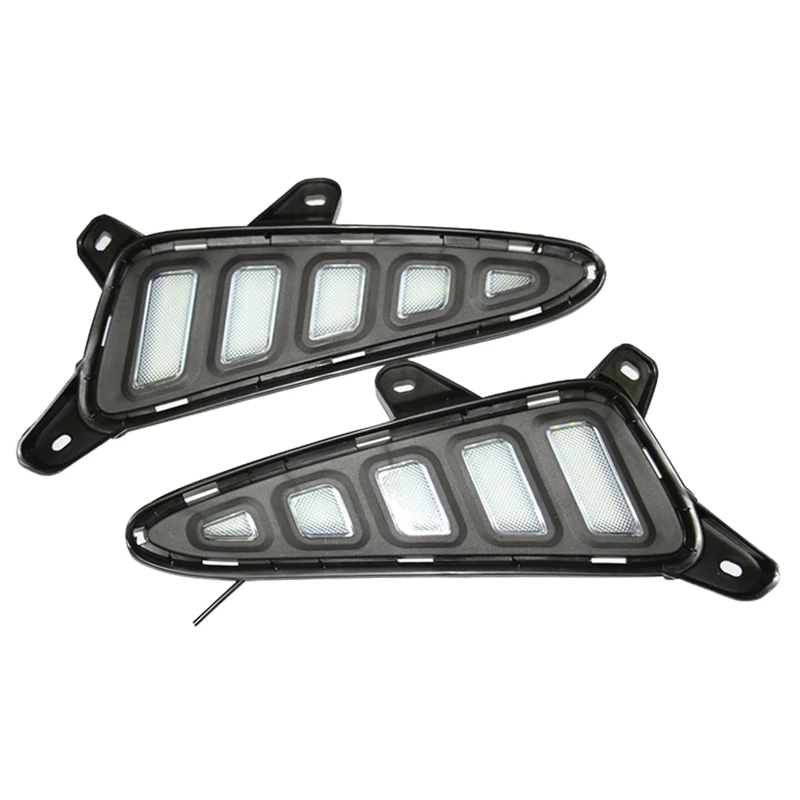 

Дневные ходовые огни для Toyota Chr 2017, светодиодсветодиодный противотуманные фары, модифицированные Желтые Фары на руль, 2 шт.