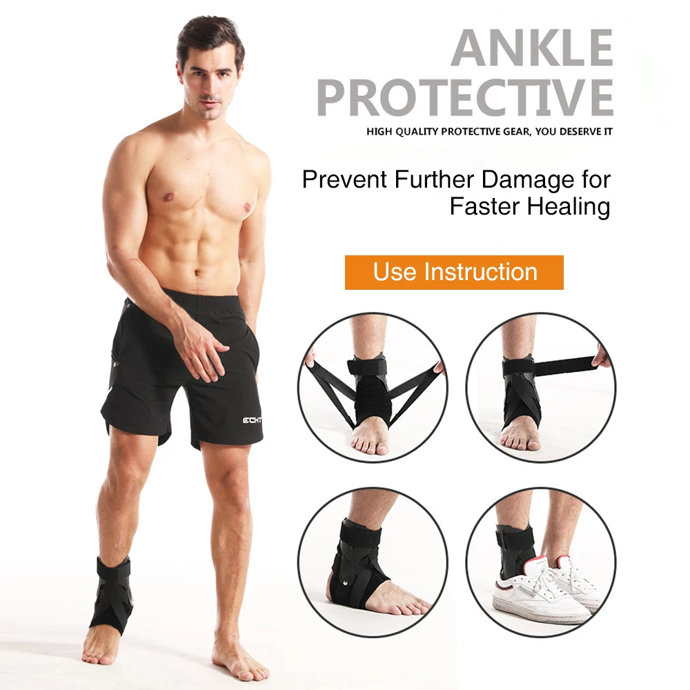 

Ankle Compression Support High Elastic Adjustable Stabilize Bandage Foot Protection Foot Fitness Orthotic Guard Band Pain Relief