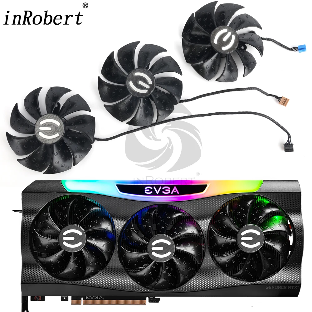 

PLD09220S12H 12V 0.55A 4Pin Graphics Card Fan For EVGA RTX 3070 3080 Ti 3090 FTW3 ULTRA GAMING GPU Cooler