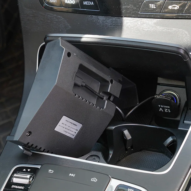 

Wireless Phone Charger for Mercedes-Benz C-Class GLC 2016-2019, Center Console Wireless Charging Pad Mat for All C GLC Models Ac