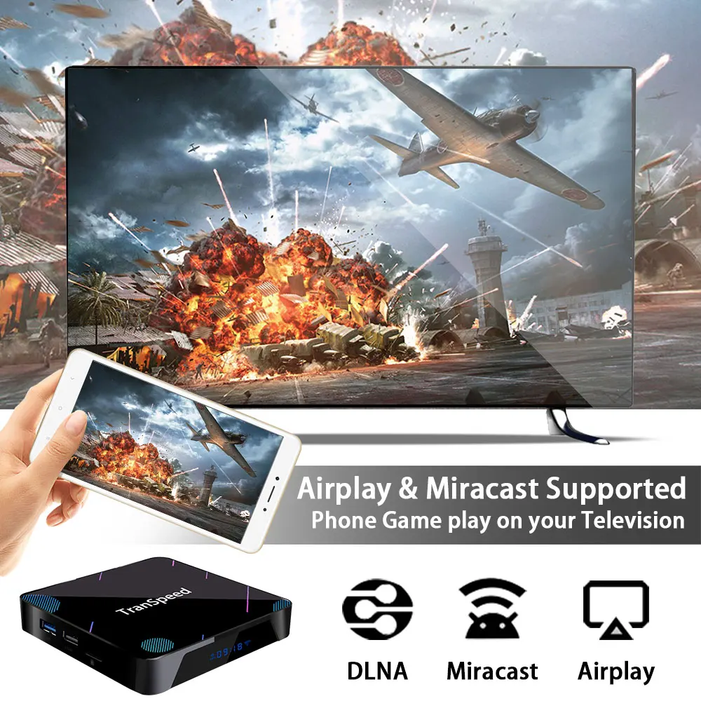 ТВ-приставка X3 Plus на Android 10 0 4K 8K 4 + 128 ГБ Amlogic S905X3 32/64 Bluetooth 1000 Мбит/с Wi-Fi голосовой