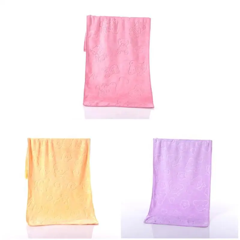 Полотенце из микрофибры тисненное толстое мягкое впитывающее ультратонкое