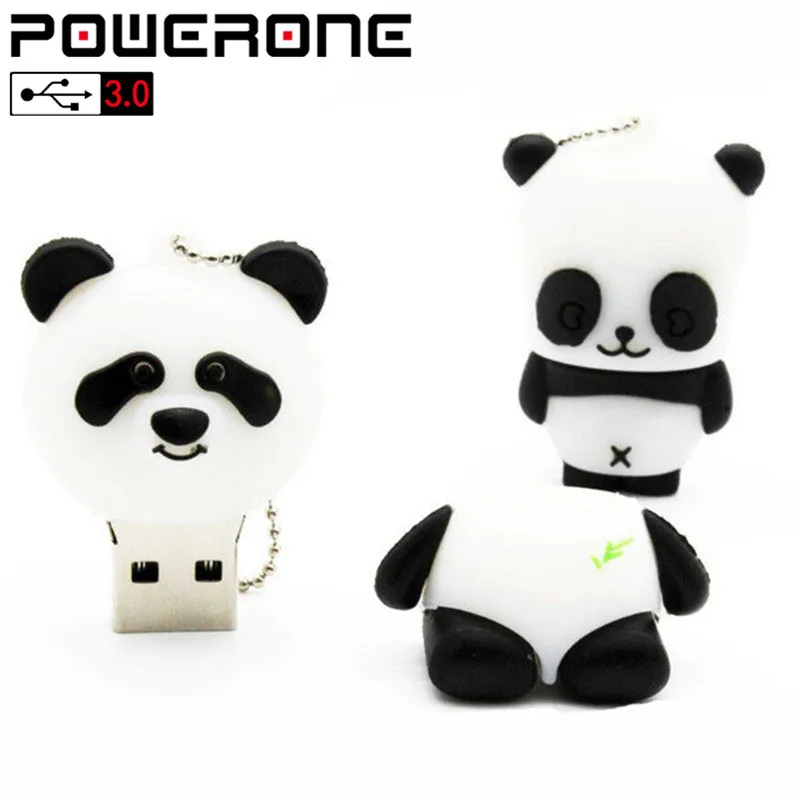 USB-флеш-накопитель POWERONE с изображением панды 4/8/16/32/64 ГБ | Компьютеры и офис