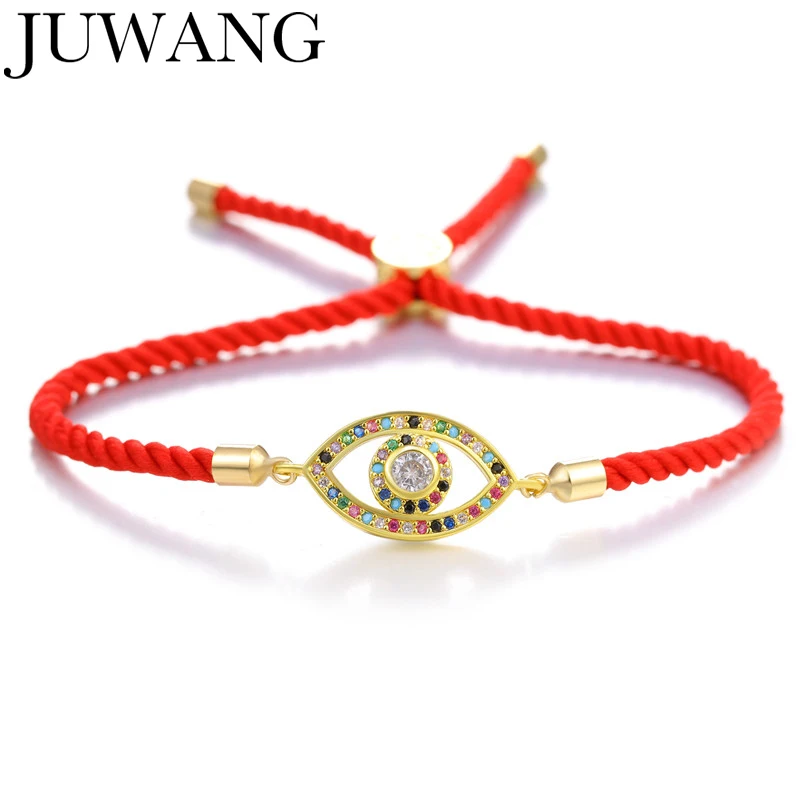 Браслеты-подвески Lucky Red Rope турецкие синие от сглаза золотистые для женщин мужчин