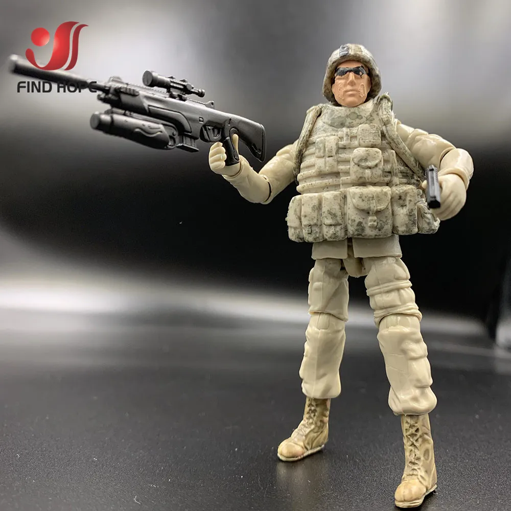 1 шт. 1:18 США 101 й дивизион солдат фигурку модели с оружием армии мужчин сборная