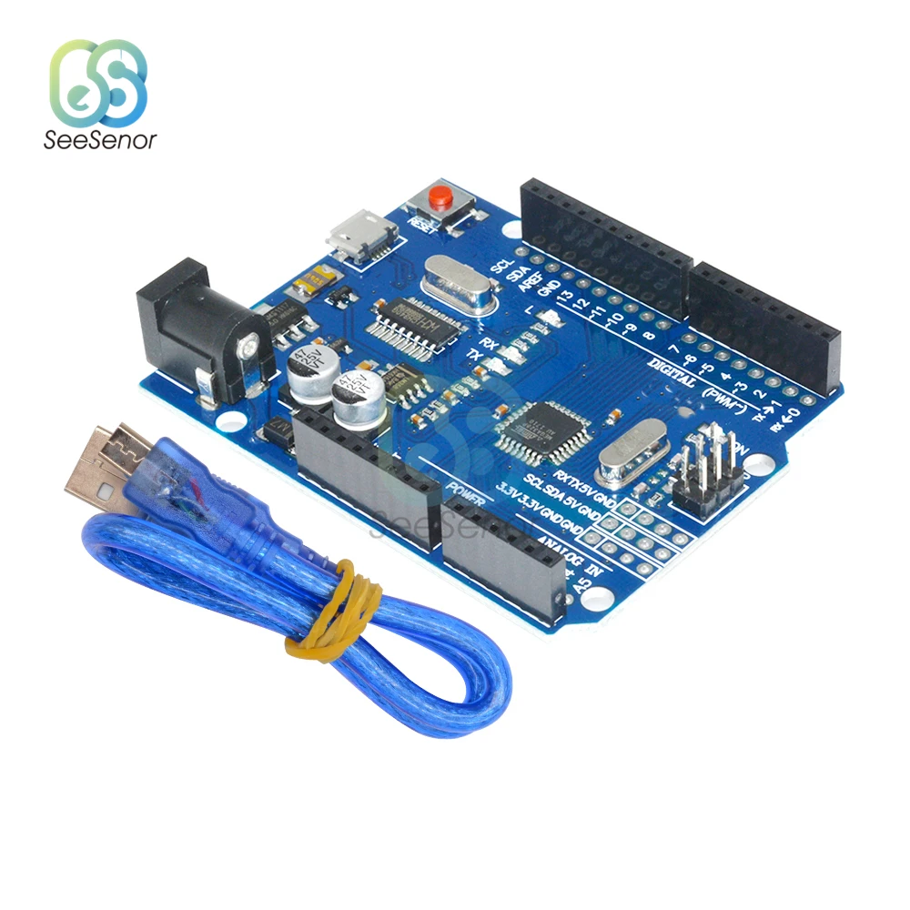 Макетная плата CH340G CH340 MEGA328P ATMEGA328 ATMEGA328P 16AU модуль для Arduino Micro USB сделай сам