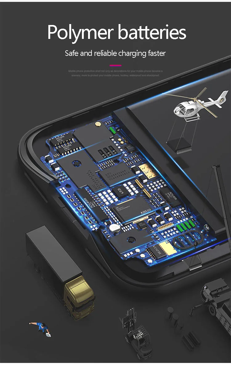 

Leioua 7000mAh New battery case For Samsung Note 8 9 10 pro Battery Charger Case Power Bank Pack External Charger Cover