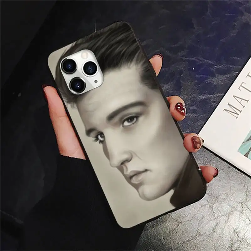 

Elvis Presley singer fashion Phone Case for iPhone 11 12 pro XS MAX 8 7 6 6S Plus X 2020 XR Mini