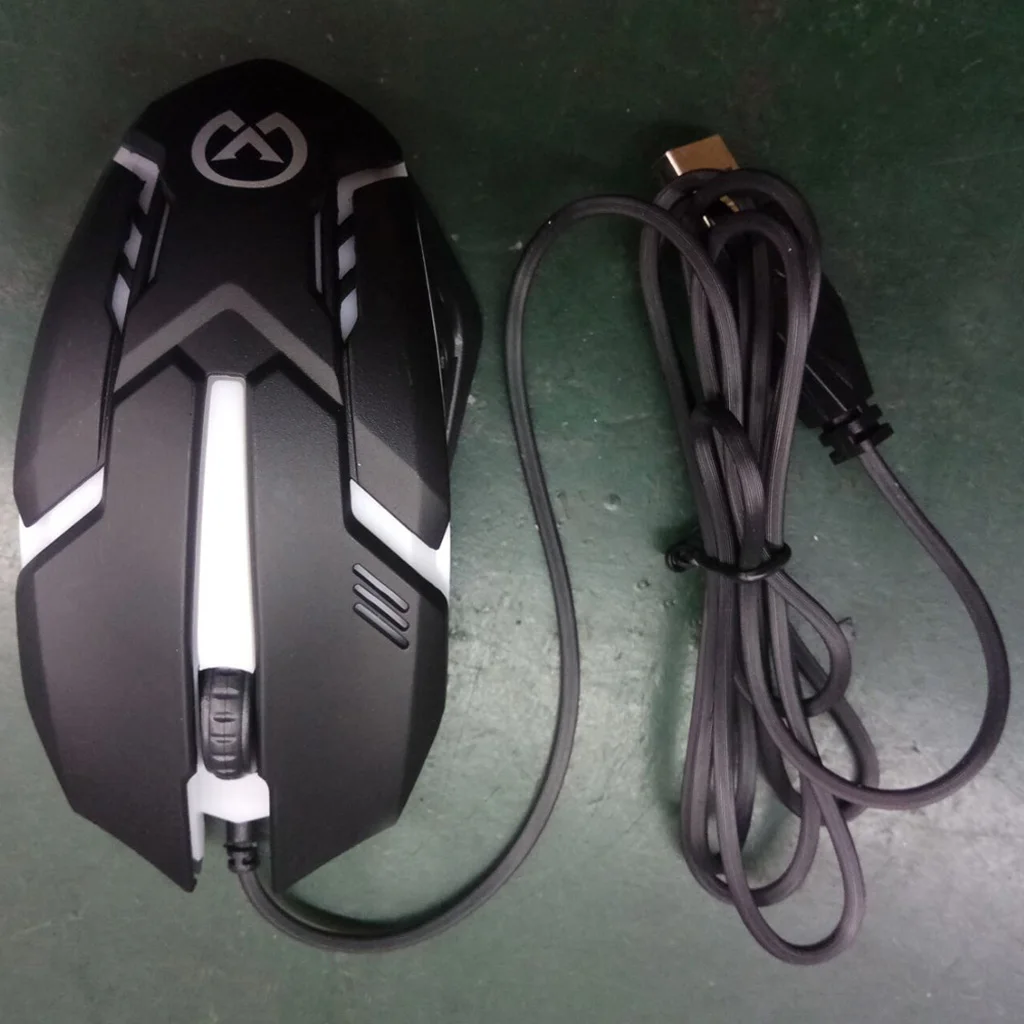 Светодиодная оптическая эргономичная Проводная игровая мышь с подсветкой 3