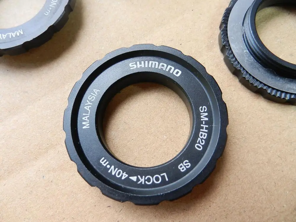 Shimano SM-HB20 центральный замок кольцо дискового тормоза ступица ротора стопорное