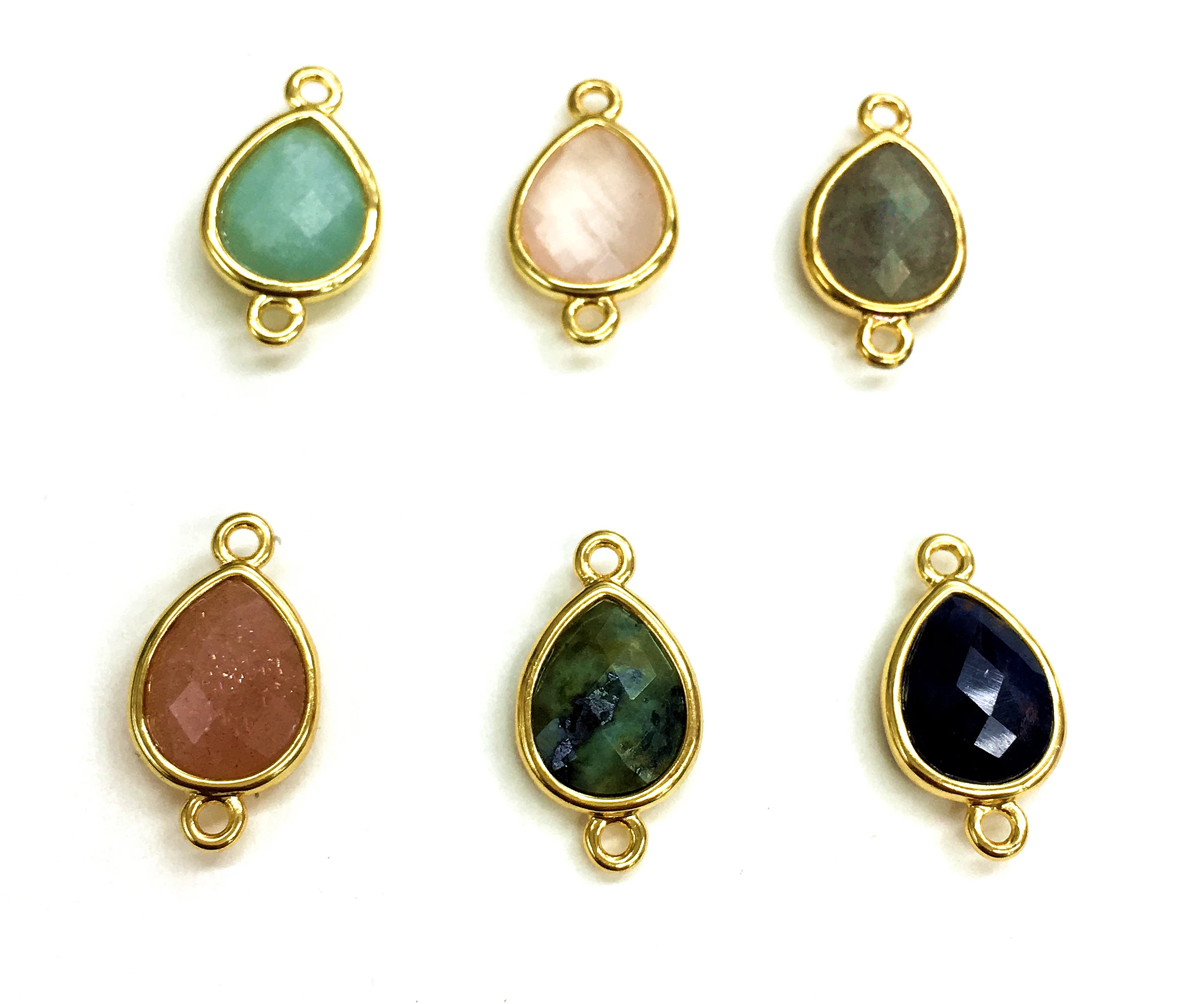 Латунь микро проложить CZ Циркон КАПЛЕВИДНАЯ металлическая прокладка Шарм найти