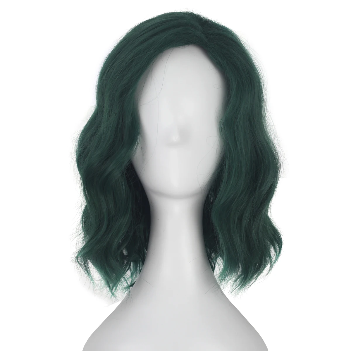 

The Gifted Lorna Dane Polaris Hairstyle Cosplay Wig for Women Short Green Curly Wavy Costume Party Hair