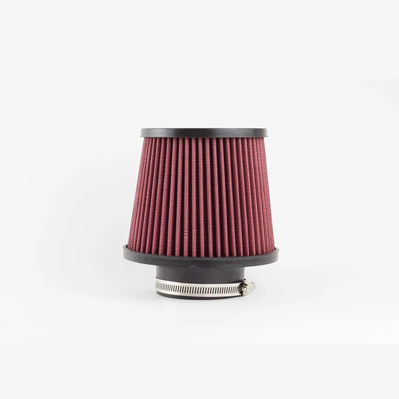 76mm/3inches  Universal Car Air Filter High Flow Modification Inlet Car Cold Air Intake Air Filter Cleaner Pipe Modified Scoo