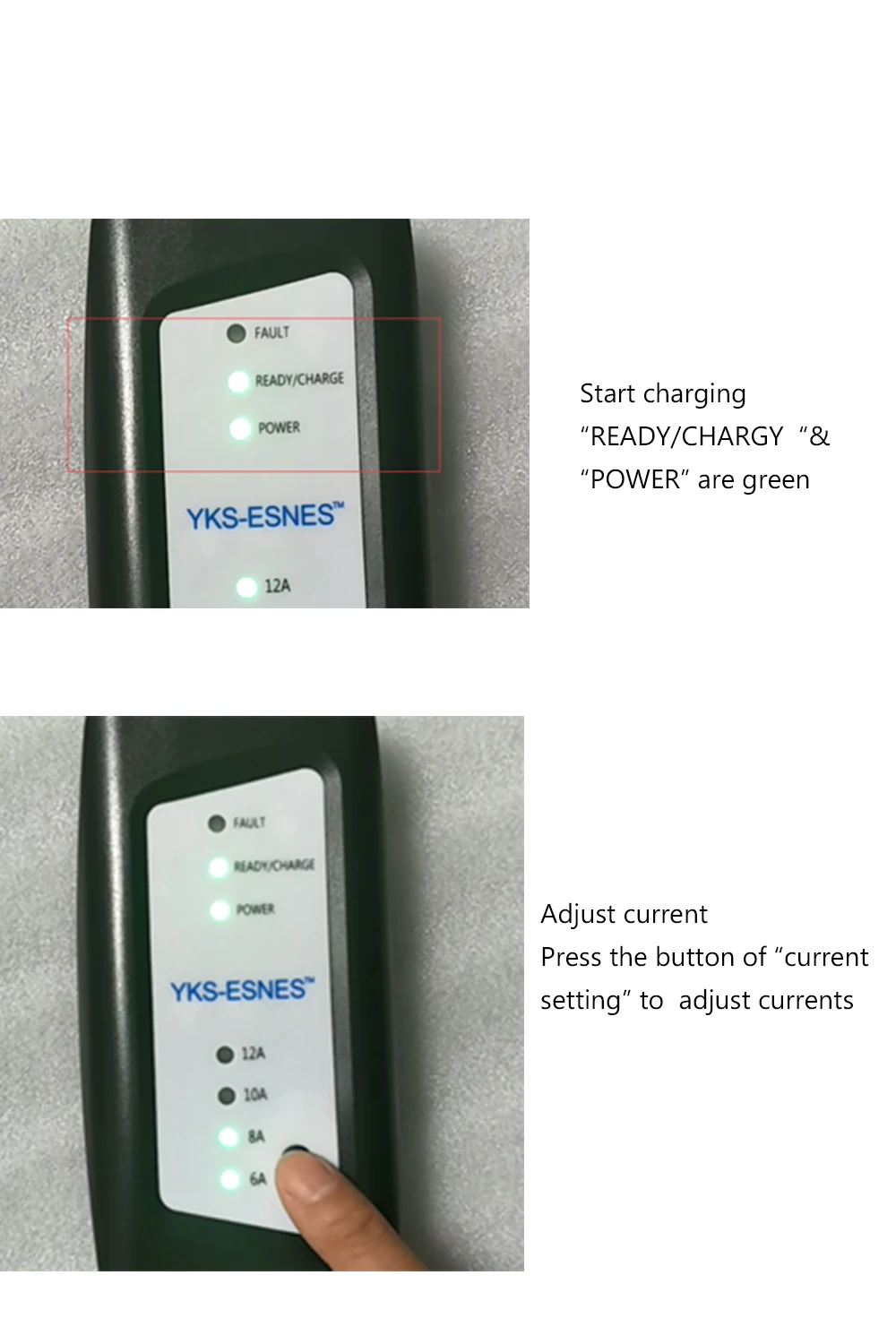 YKS-ESNES J1772 зарядки EVSE 5 м кабель 6A 10A 12A adustable schuko Разъем для ev Тип зарядного устройства 1