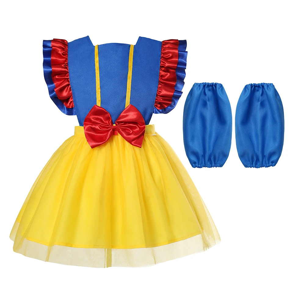 Детский фартук для девочек платье Белоснежки одежда Софии Елены аурор Эльзы и