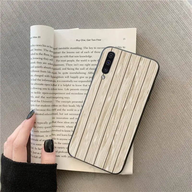 

Wood grain fashion design pattern Phone Case For Samsung galaxy S 9 10 20 A 10 21 30 31 40 50 51 71 s note 20 j 4 2018 plus