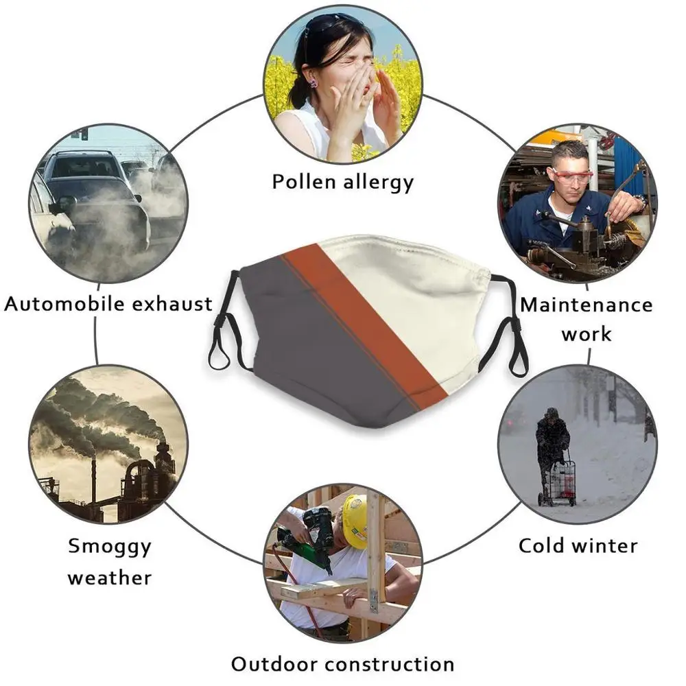 Современные формы смешная Печать Многоразовые Pm2.5 фильтр маска для лица