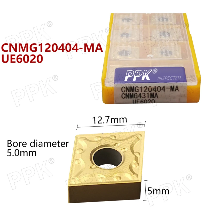 10 шт. CNMG120404 MA UE6020 10 шт. CNMG 120404 фреза вставка карбида цементированный внешний токарный инструмент Карбид токарный инструмент s