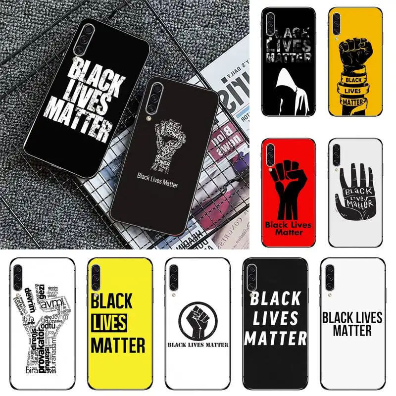 

BLACK LIVES MATTER Printed Phone Case For Samsung galaxy A S note 10 12 20 32 40 50 51 52 70 71 72 21 fe s ultra plus
