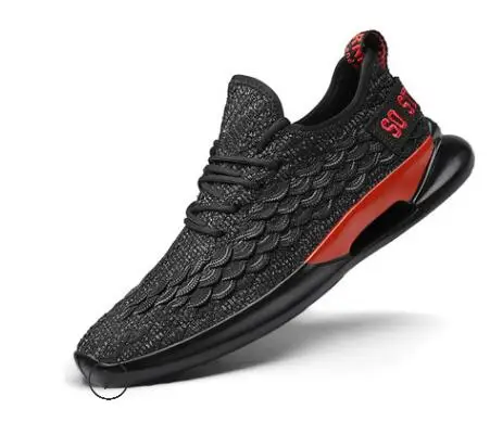 Кроссовки мужские сетчатые без шнуровки дышащие удобные лоферы Повседневная