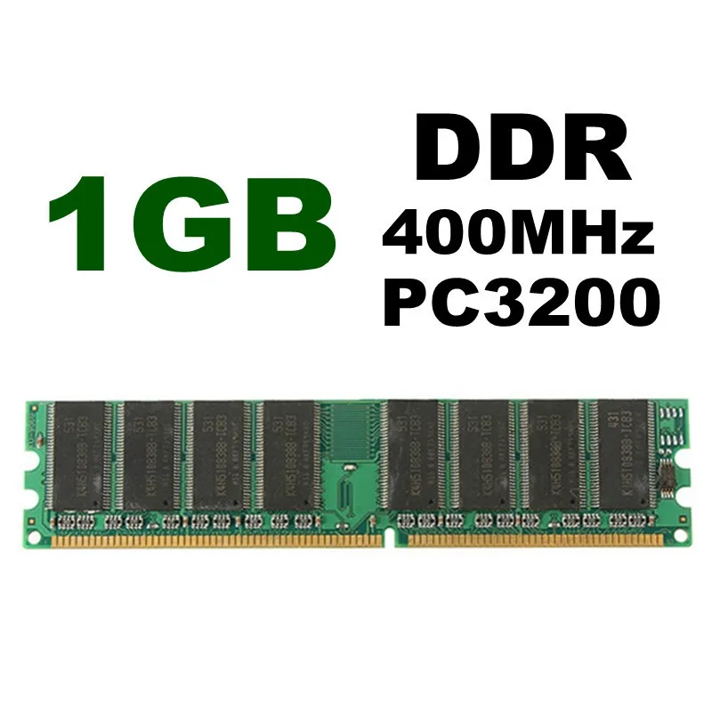 

Модуль памяти SDRAM, 400 МГц, 1 ГБ, PC3200 DIMM, без ECC, 184Pin
