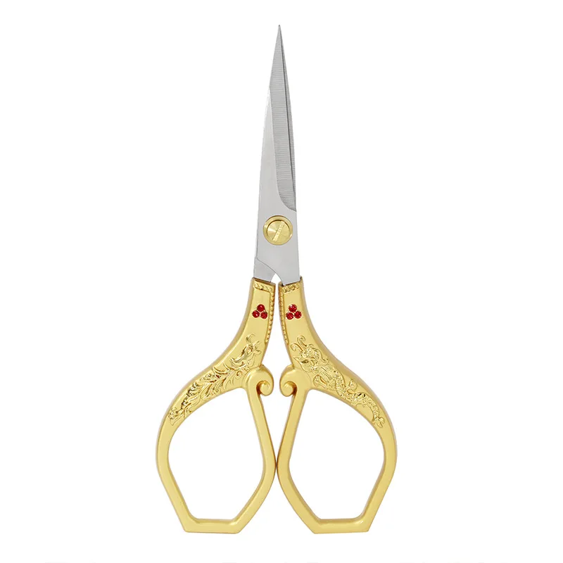 Retro Sewing Scissors Tailor Dragon Scissor Stainless Steel for Fabric Craft Household Cutting Tool |