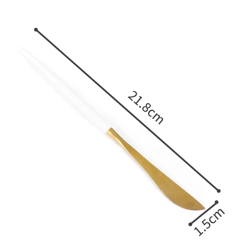 Семейный обеденный набор столовые приборы ножи вилки ложки Западная кухонная