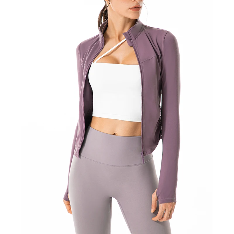 Спортивная куртка с длинным рукавом женская рубашка для фитнеса и йоги пикантный