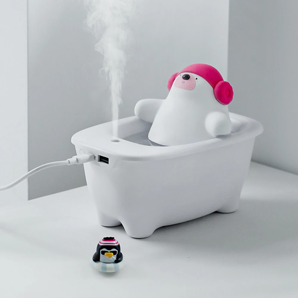 Увлажнитель-Ароматизатор воздуха портативный с функцией очистки и отключения 550