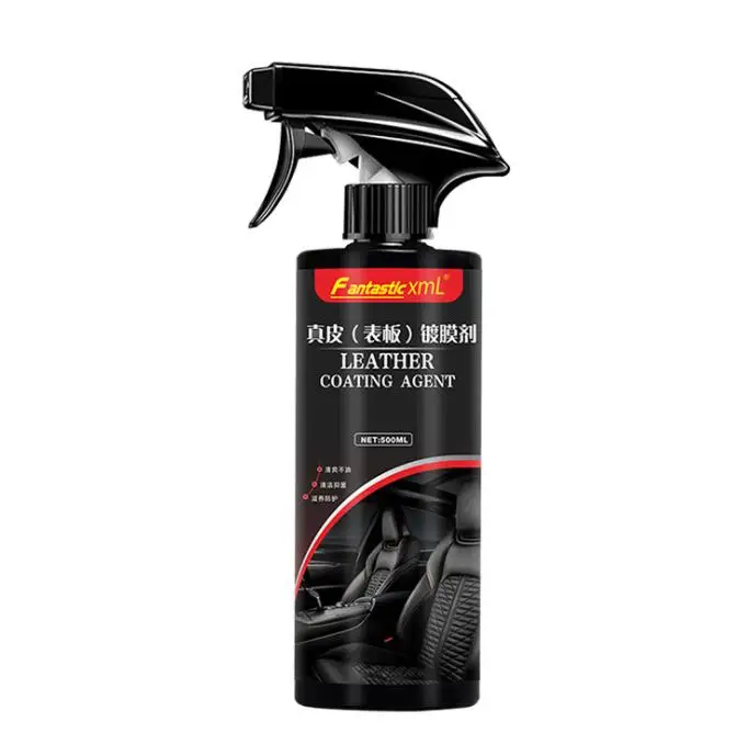 

500ml Car Interior Leather Seats coating Glass Plastic Maintenance Clean Detergent Refurbisher