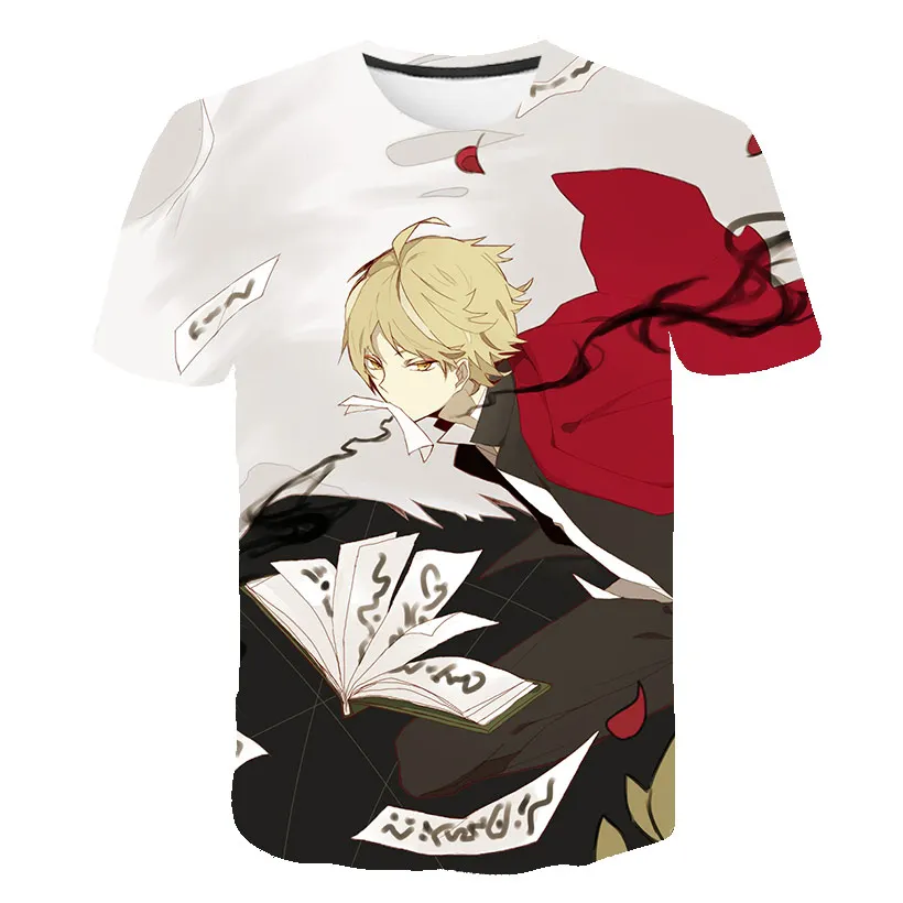 Детская футболка с коротким рукавом мультипликационным рисунком для девочек и