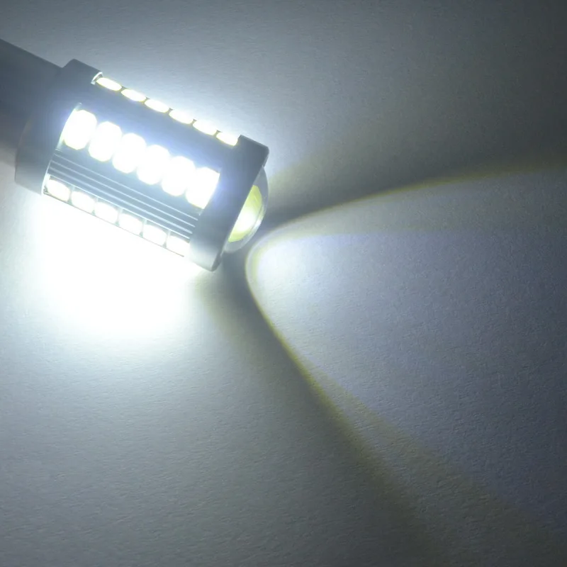 White Белый, красный, желтый 1156 BA15S 1157 BAY15D 7443 3157 P21 33SMD 5730 автомобильный тормозной светильник, задние лампы, сигнал поворота, автомобильные задние лампы заднего хода - Испускаемый цвет: White