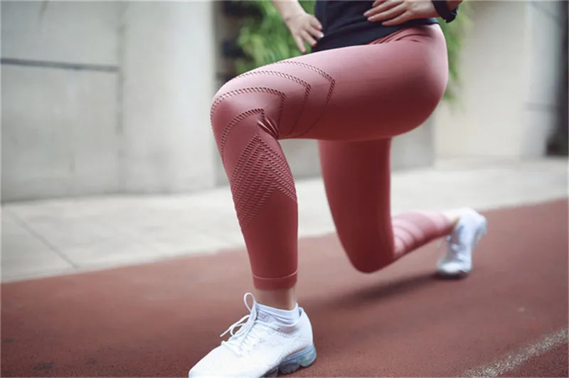 

Women Mesh Patchwork Sport Leggings High Waist Tights Pants Solid Sports Wear for Women Gym Push Up Yoga Pants Plus Size XS-XXL