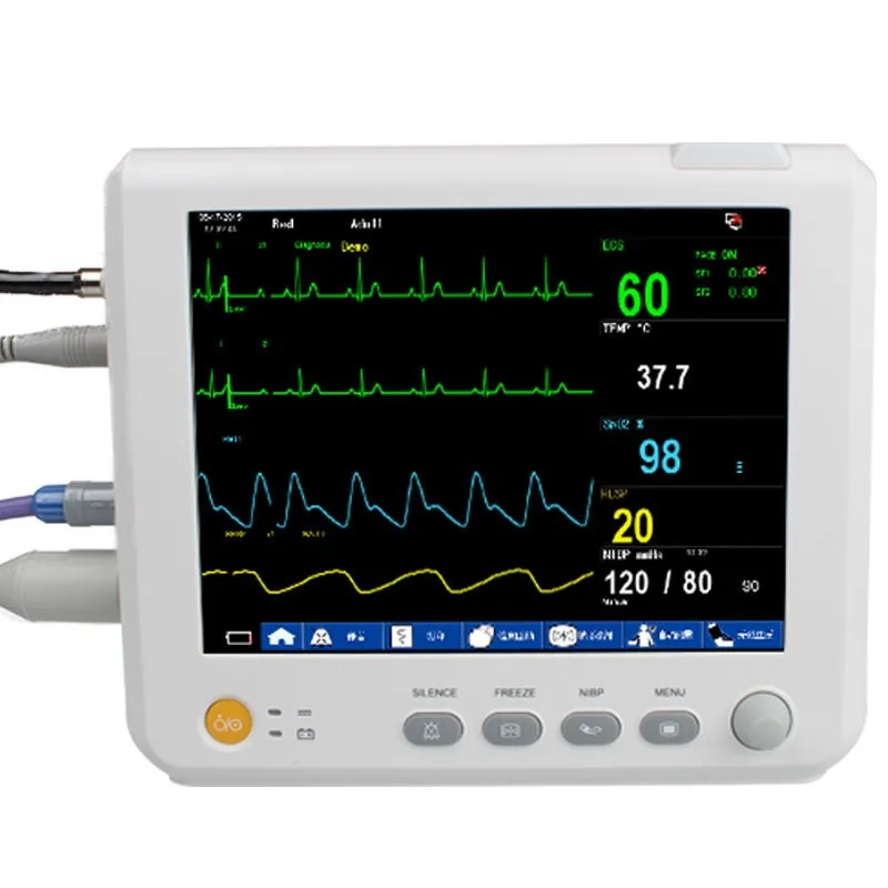 M8 ICU модульный монитор пациента параметры NIBP, Spo2, PR, ECG, RESP, TEMP