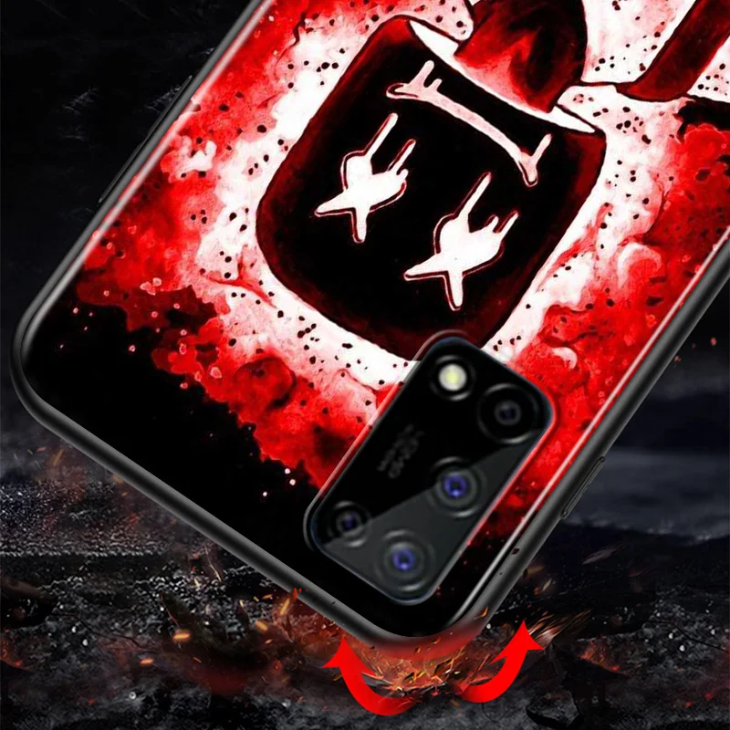 

Cool Electronic Music Smiley For Honor X10 5G 10X 10i 10 9C 9S 9A 9i 9N 9X Pro 9 Lite Black Phone Case